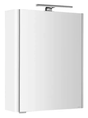 LUCIE galerka s LED osvětlením, 55x70x17cm, bílá Zlevněný