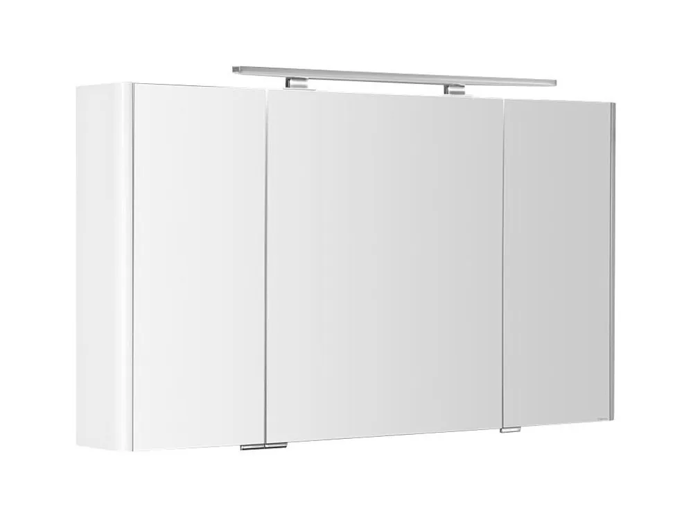 Vysoce Kvalitní LUCIE galerka s LED osvětlením, 126x70x17cm, bílá