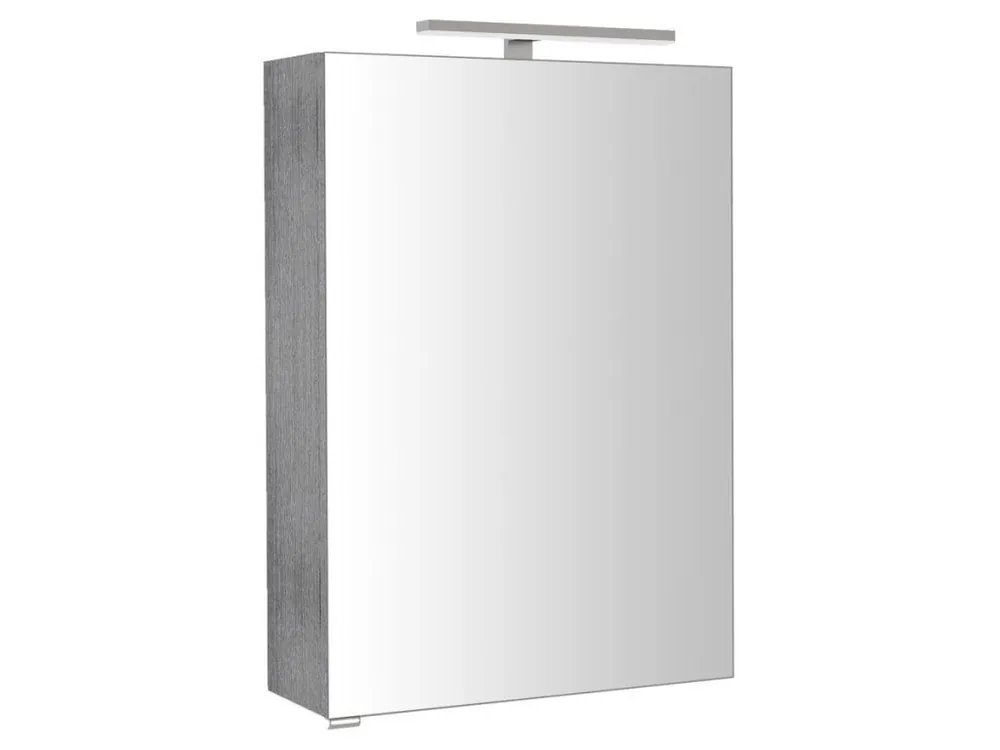 RIWA galerka s LED osvětlením, 50x70x17cm, dub stříbrný Nakupujte Hned