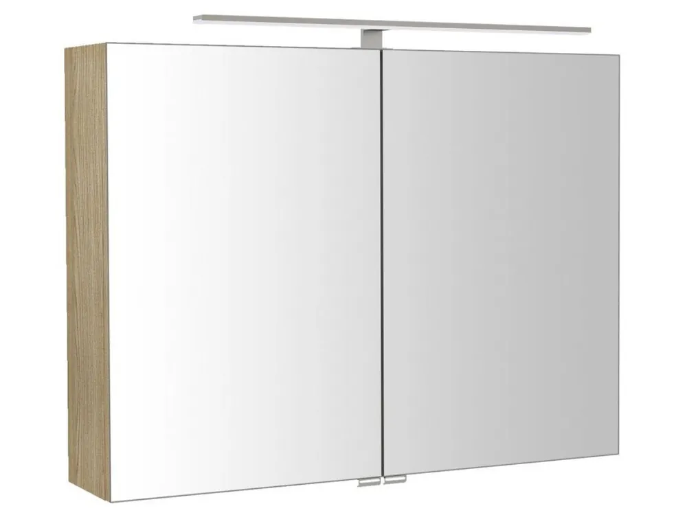 RIWA galerka s LED osvětlením, 81x70x17cm, jilm bardini Finální Výprodej