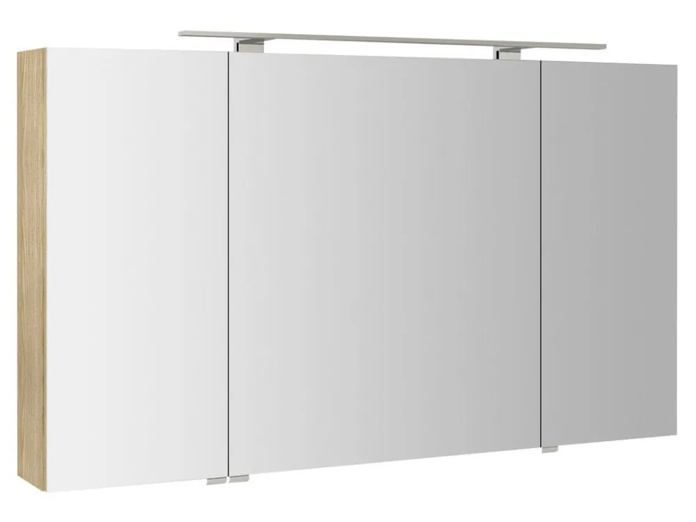 Finální Výprodej RIWA galerka s LED osvětlením, 3x dvířka, 121x70x17cm, jilm bardini