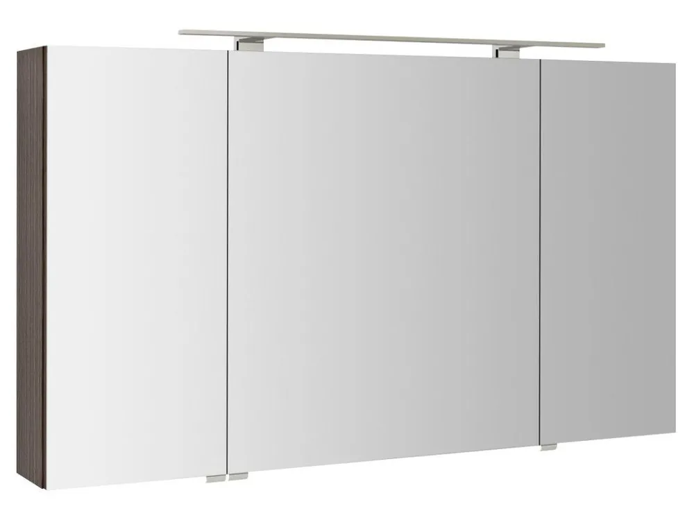 Top Prodej RIWA galerka s LED osvětlením, 3x dvířka, 121x70x17cm, borovice rustik