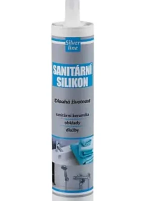Neutrální silikony DEN BRAVEN - Sanitární neutrální silikon 280ml RL - Průsvitná Horká Nabídka