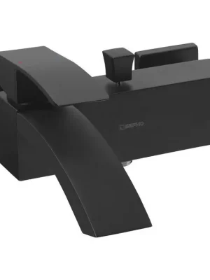 GINKO nástěnná vanová baterie, černá mat Finální Výprodej