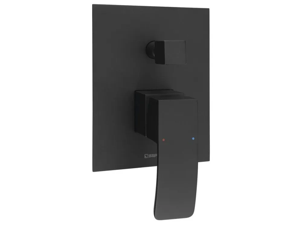 GINKO podomítková sprchová baterie, 2 výstupy, černá mat Oblíbený