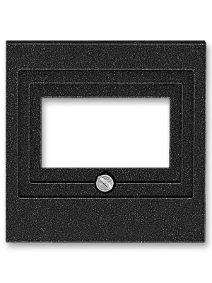 ABB 5014H-A00040 63 LEVIT Kryt zásuvky reproduktorové, komunikační, USB onyx Cenový Hit