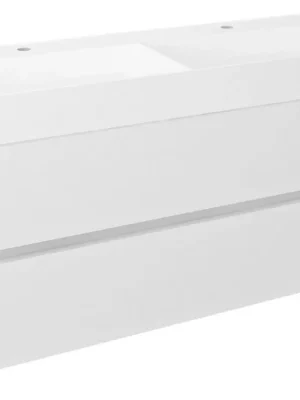 Super Cena ODETTA umyvadlová skříňka 118x50x43,5cm, bílá lesk