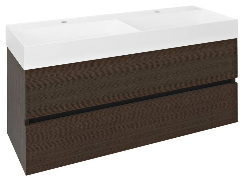 Speciální Cena ODETTA umyvadlová skříňka 118x50x43,5cm, borovice rustik