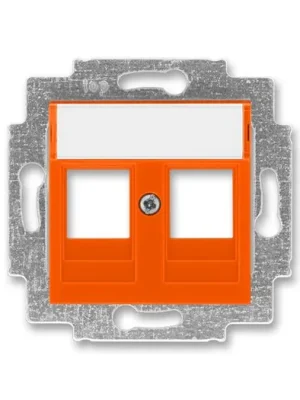 ABB 5014H-A01018 66 LEVIT Kryt zásuvky komunikační oranžová Víkendová Akce