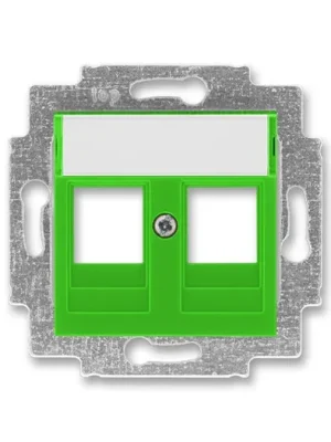 ABB 5014H-A01018 67 LEVIT Kryt zásuvky komunikační zelená Cenová Bomba
