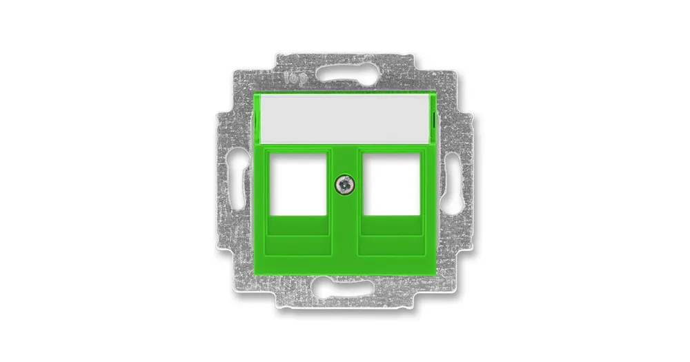 ABB 5014H-A01018 67 LEVIT Kryt zásuvky komunikační zelená Cenová Bomba