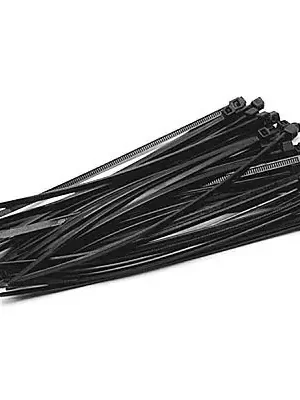 DI vázací pásky 200x3,6mm černá (50ks) Super Cena