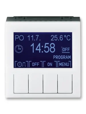 ABB 3292H-A20301 62 LEVIT Hodiny spínací programovatelné bílá/kouřová černá Nakupujte Hned