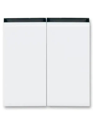 ABB 3559H-A00652 62 LEVIT Kryt dělený bílá/kouřová černá Aktuální