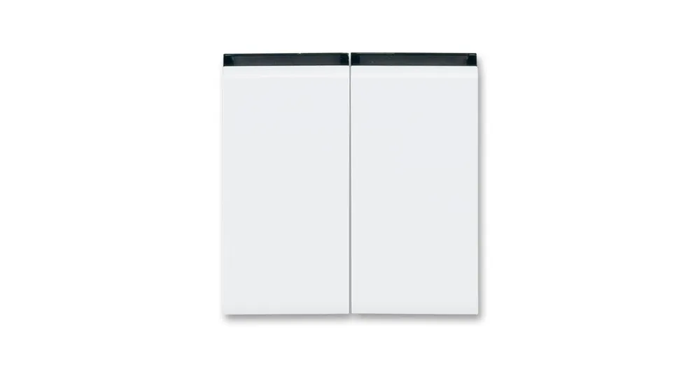 ABB 3559H-A00652 62 LEVIT Kryt dělený bílá/kouřová černá Aktuální