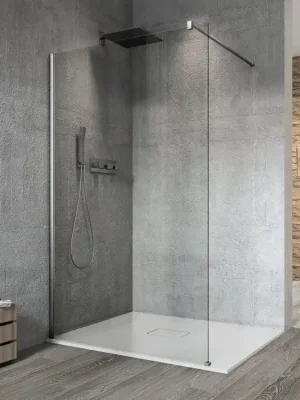 Cenový Hit VARIO CHROME jednodílná sprchová zástěna k instalaci ke stěně, čiré sklo, 800 mm