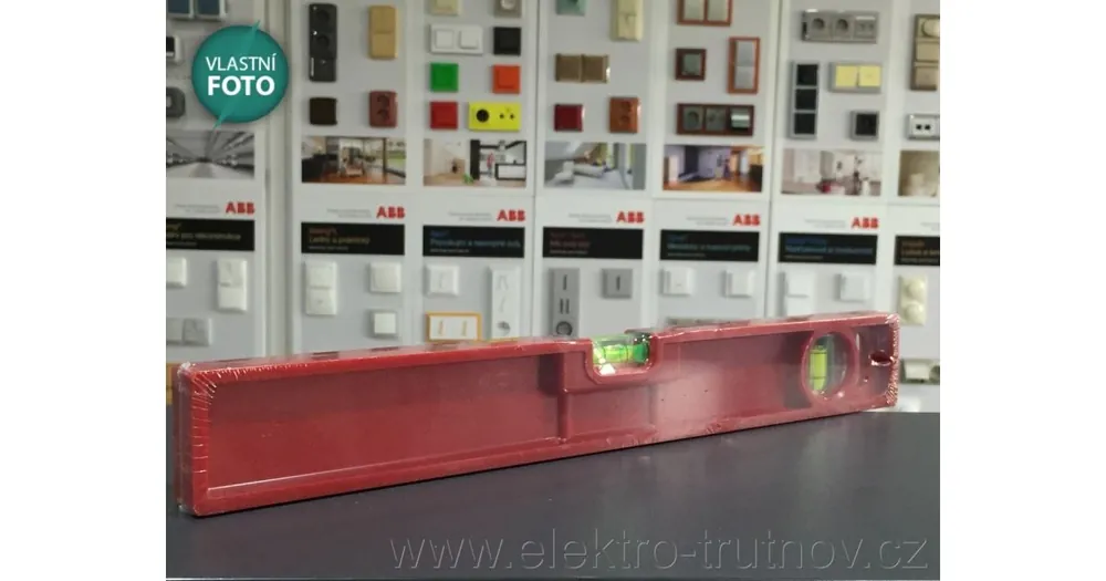 Tovární Cena Cimco 211435 vodováha 40cm pro elektrikáře tvrzený plast