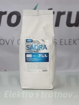 Značkový Sádra stavební - 5kg/balení bílá