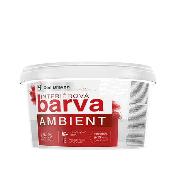 Barva interiérová Den Braven Ambient bílá 7,5 kg Tovární Cena