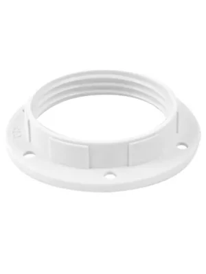Kroužek upevňovací pro plastové objímky se závitem 1900-161 bílá Levný