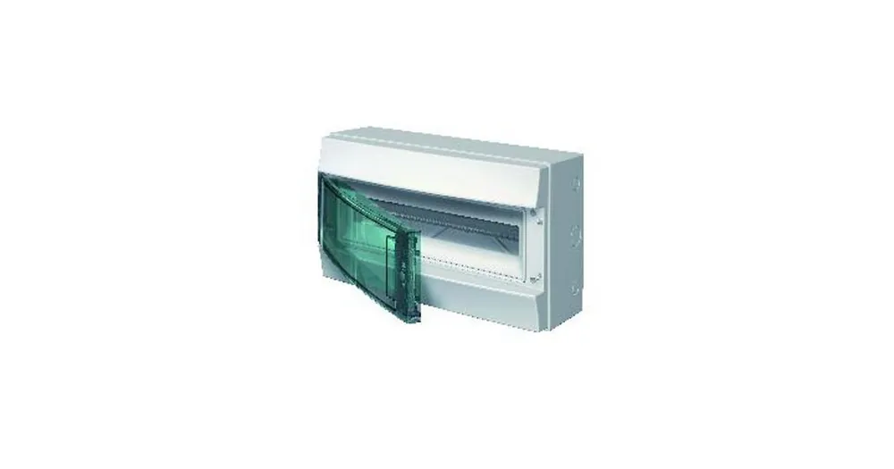 Omezená Nabídka ABB 1SLM006502A1203 Rozvodnice modulové Rozvodnice nástěná, 18 Modulů, plastová průhledná dvířka, krytí IP65, řada Mistral65, včetně svorek N+PE (16 + 16)