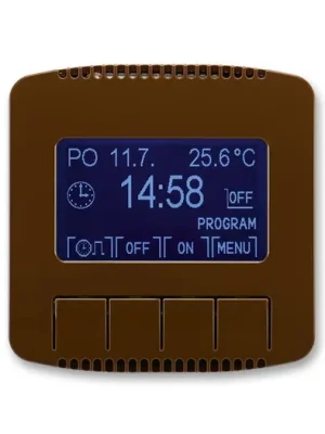 ABB 3292A-A20301 H Tango® Hodiny spínací (ovládací jednotka) hnědá Sezónní Sleva