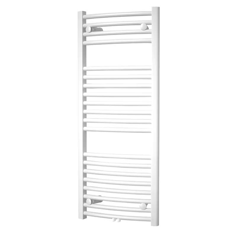 Pouze Dnes Mereo Otopný žebřík oblý 600x1690 mm, bílý, středové připojení