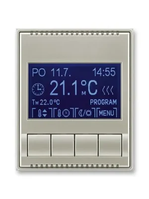 ABB 3292E-A10301 32 Element/TIME Termostat univerzální programovatelný starostříbrná Doprava Zdarma
