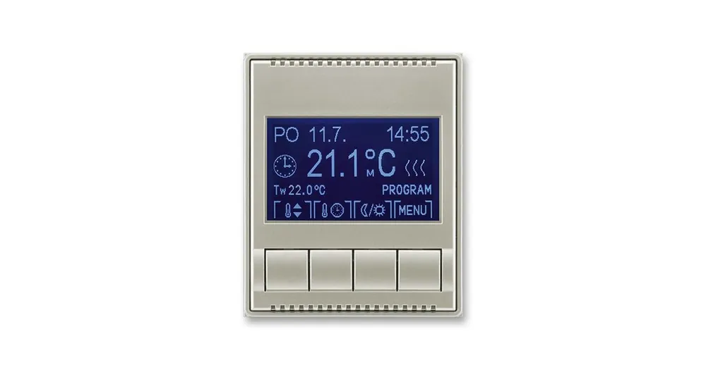 ABB 3292E-A10301 32 Element/TIME Termostat univerzální programovatelný starostříbrná Doprava Zdarma