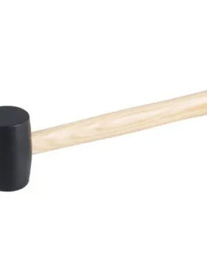 Přímo Od Výrobce 19251 | palice gumov&aacute; | 55mm | čern&aacute; | n&aacute;sada 31cm dřevo