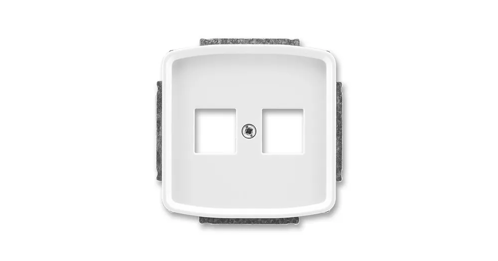 ABB 5014A-A02018 B Tango® kryt zásuvky komunikační bílý plochý Výhodná Nabídka