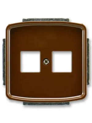ABB 5014A-A02018 H Tango® kryt zásuvky komunikační hnědý plochý Doprava Zdarma