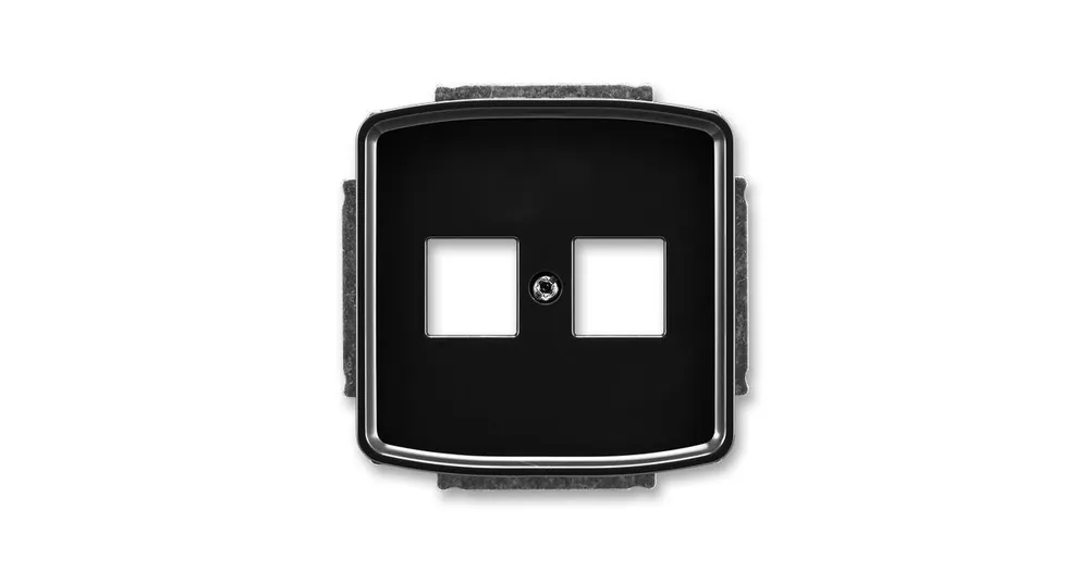 ABB 5014A-A02018 N Tango® kryt zásuvky komunikační černý plochý Horká Nabídka