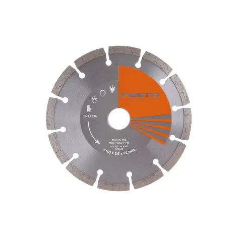 21315 | kotouč diamantov&yacute; segment | 150x2,6x22,2mm | FESTA Expresní Doručení