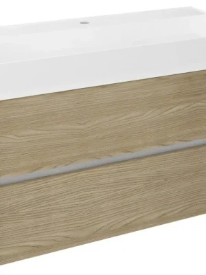 Vrácení Zdarma ODETTA umyvadlová skříňka 95x50x43,5cm, jilm bardini