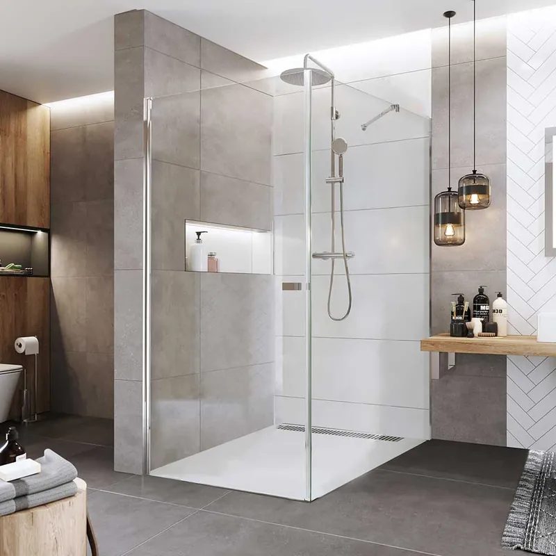 Značkový Mereo Pivotový sprchový kout, Novea, obdélník, 90x120 cm, chrom ALU, sklo Čiré, dveře L/P a pevný díl