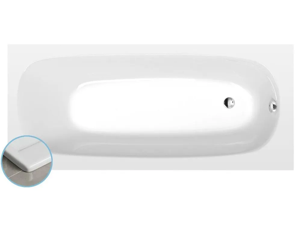 Rychlé Dodání EBRO SLIM obdélníková vana 170x75x39cm, bílá