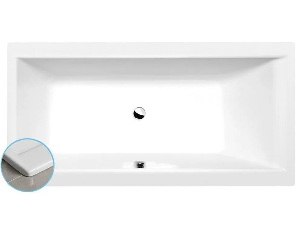 CLEO SLIM obdélníková vana 150x75x48cm, bílá Tovární Cena