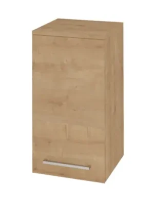 Značkový MEREO | BINO |  koupelnov&aacute; skř&iacute;ňka z&aacute;věsn&aacute; |  horn&iacute; |  lev&aacute; |  dub Arlington |  325x630x33