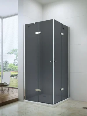 Značkový Sprchový kout MEXEN ROMA DUO 70x100 cm - GRAFIT