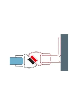 Ronal, nástěnný profil pro montáž dveří do niky V.ANE.50 Rychlé Dodání