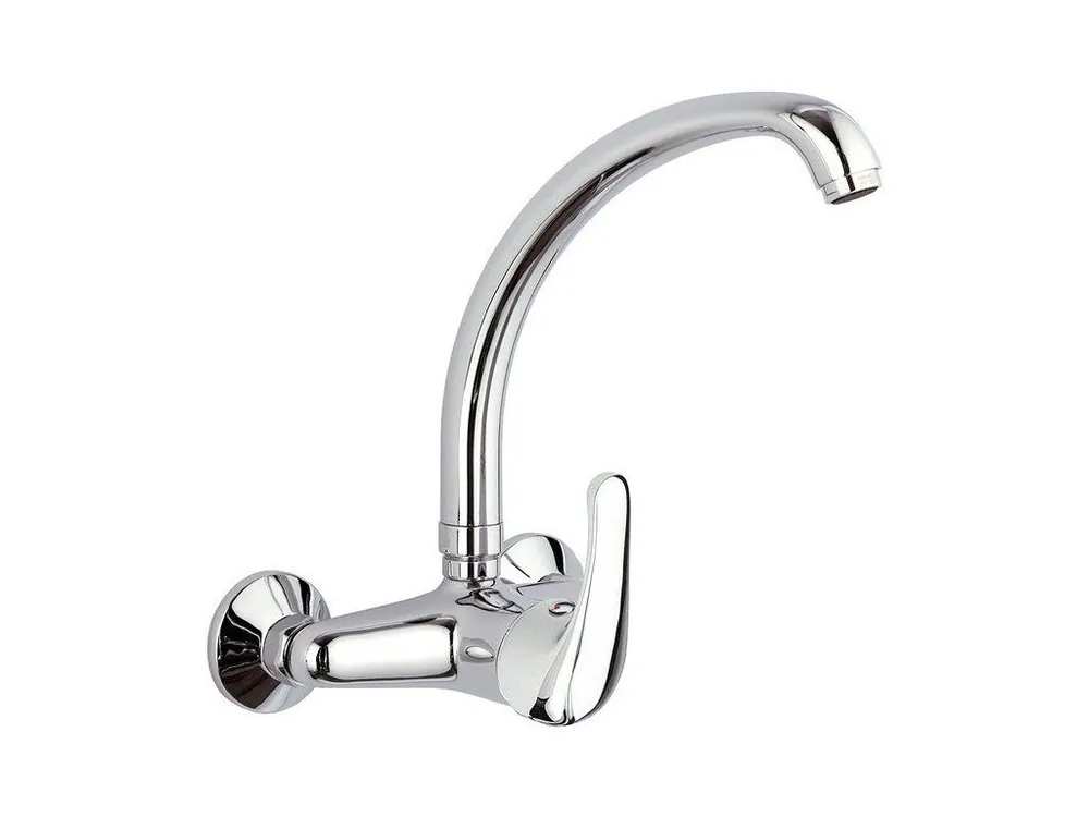 Speciální Cena KASIOPEA nástěnná baterie s vysokým ramínkem, chrom