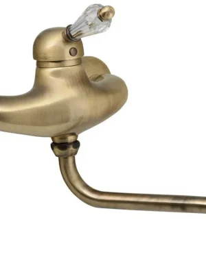 Finální Výprodej KIRKÉ CRYSTAL nástěnná baterie, páčka krystal, bronz