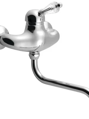 KIRKÉ CRYSTAL nástěnná baterie, páčka krystal, chrom Sezónní Sleva