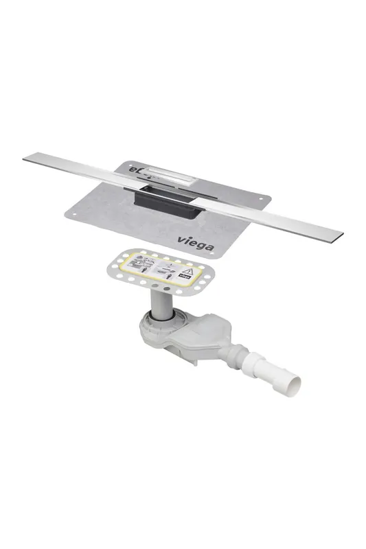 Poslední Šance Viega Cleviva komplet sprchový žlábek snížený řezatelný 800mm v.70-155mm nerez mat, V 794491 <span class="product-appendix"> + doprava zdarma</span>