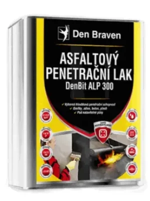 Originální Organické penetrace DenBit - DenBit BR-ALP 300 pene.lak 9 kg - Černá