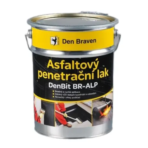 Organické penetrace DenBit - DenBit BR-ALP penetra. lak 9 kg - Černá Bezpečná Platba
