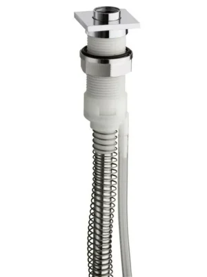 Cenově Výhodný Průchodka hranatá plochá na sprchu, hadice FOLLOW ME, chrom