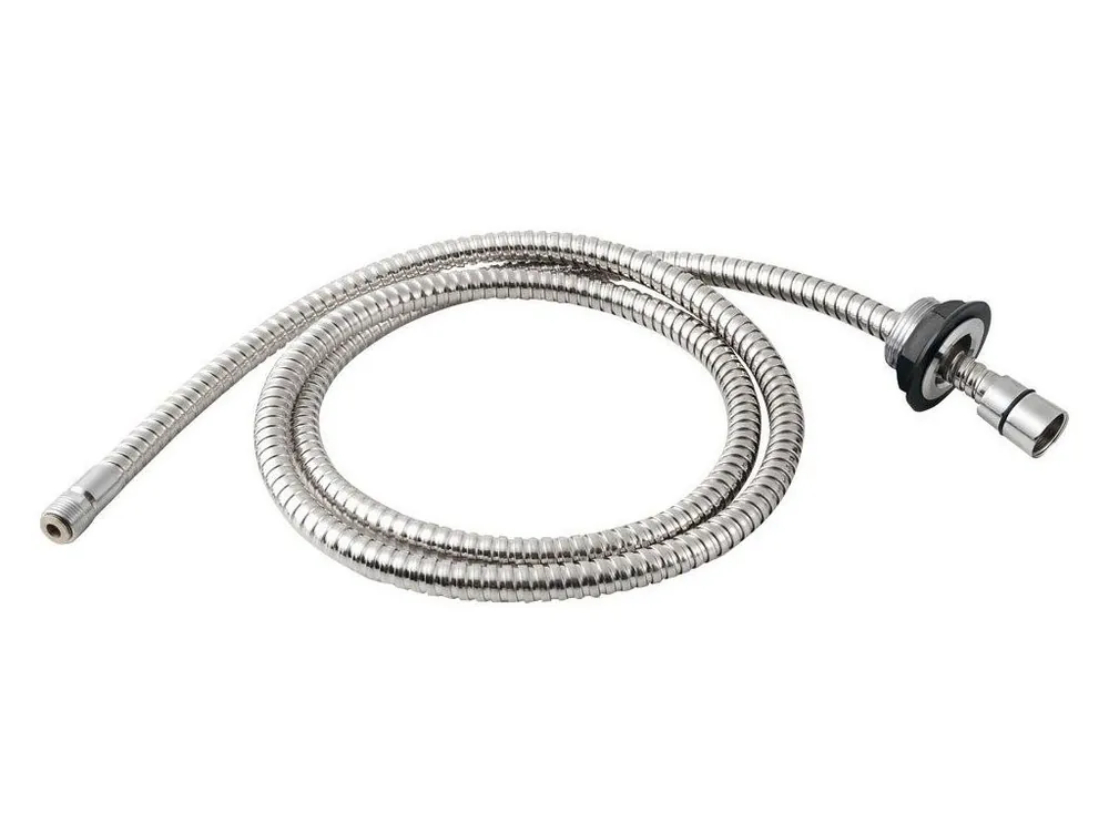 Průchodka kulatá pro sprchu na okraj vany včetně hadice, chrom Doprava Zdarma