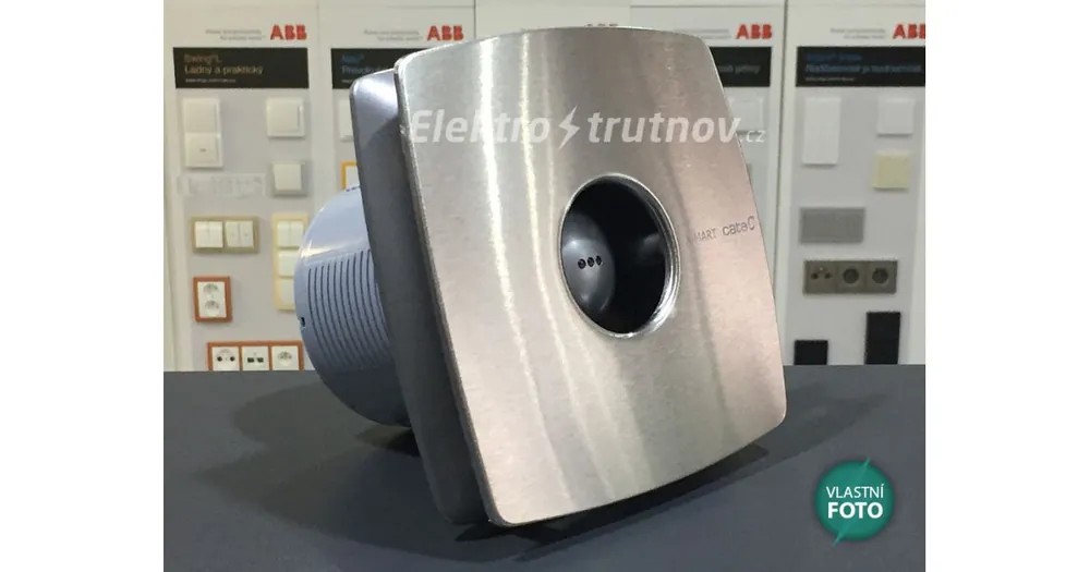 CATA X-MART INOX 15 T ventilátor nerez - doběh, čelní panel 150mm Akce